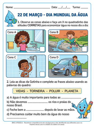 22 de Março – Dia Mundial da Água