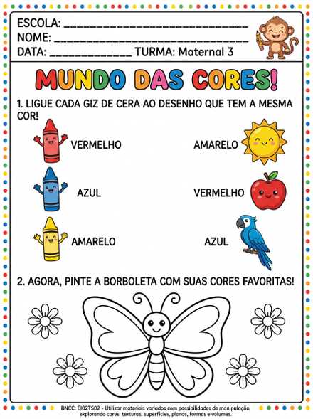 Mundo das Cores Maternal 3