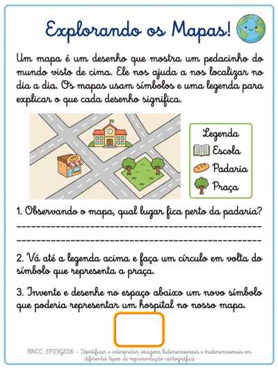 QUERO UMA ATIVIDADEESCRITO COM LETRA CURSIVA. COM O TEMA MAPA S COM EXPLICAÇÃO E 3 ATIVIDADES
3º