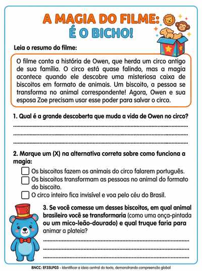 5 ano português filme é o bicho disponível na Netflix