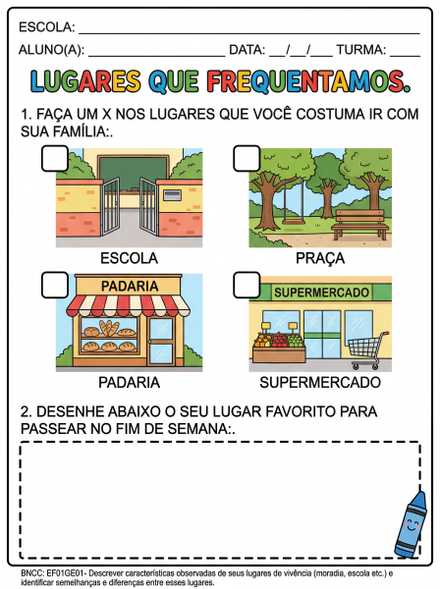 Lugares que frequentamos
