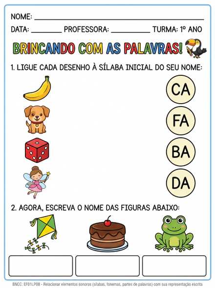 Brincando com as Palavras